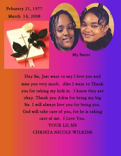 CHRISTA AND SISTER ADRIA